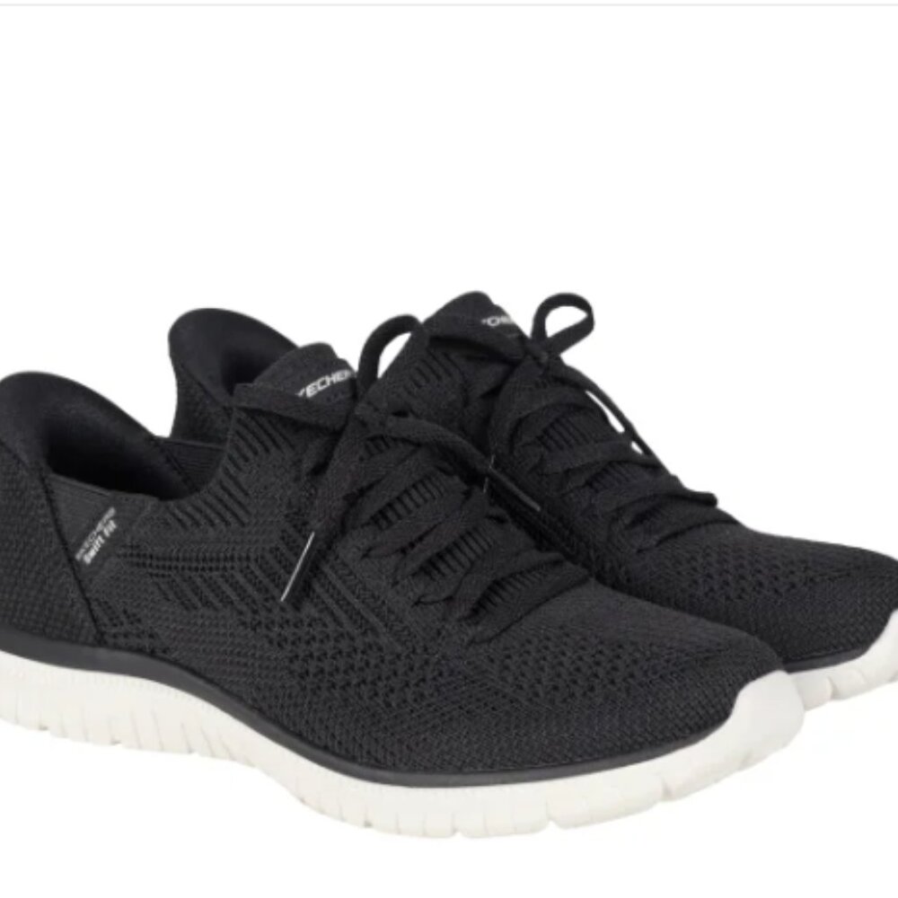 Skechers Swift Fit Hands Free Women's 7.5 Lace-up Sneaker Shoes